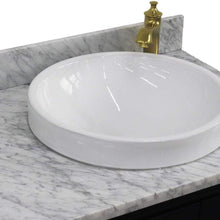 Load image into Gallery viewer, Bellaterra Home Vanity BellaTerra Home 37&quot; Single vanity in Blue finish with White Carrara and round sink- Right door/Right sink 400800-37R-BU-WMRDR