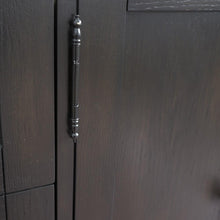 Load image into Gallery viewer, Bellaterra Home Vanity BellaTerra Home 37&quot; Single vanity in Brown Ash finish with Gray granite top and oval sink - Right doors/Right sink 400100-37R-BA-GYO