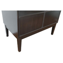Load image into Gallery viewer, Bellaterra Home Vanity BellaTerra Home 37&quot; Single vanity in Cappuccino finish with Gray granite top and Oval Sink 400503-CP-GYO