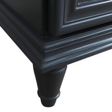 Load image into Gallery viewer, Bellaterra Home Vanity BellaTerra Home 37&quot; Single vanity in Dark Gray finish with Black galaxy and round sink- Left door/Left sink 400800-37L-DG-BGRDL