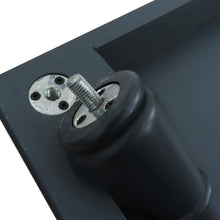 Load image into Gallery viewer, Bellaterra Home Vanity BellaTerra Home 37&quot; Single vanity in Dark Gray finish with White quartz and oval sink- Right door/Right sink 400800-37R-DG-WEOR