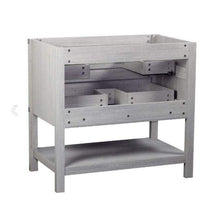 Load image into Gallery viewer, Bellaterra Home Vanity BellaTerra Home 37&quot; Single vanity in Gray Pine finish top with White Quartz and Oval Sink 808175-36-GP-WEO