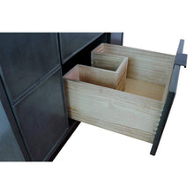 Load image into Gallery viewer, Bellaterra Home Vanity BellaTerra Home 37&quot; Single vanity in Linen Gray finish with Black Galaxy top and Rectangle Sink 400501-LY-BGR