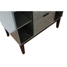 Load image into Gallery viewer, Bellaterra Home Vanity BellaTerra Home 37&quot; Single vanity in Linen Gray finish with Black Galaxy top and Rectangle Sink 400502-LY-BGR