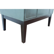 Load image into Gallery viewer, Bellaterra Home Vanity BellaTerra Home 37&quot; Single vanity in Linen Gray finish with Black Galaxy top top and Round Sink 400501-LY-BGRD