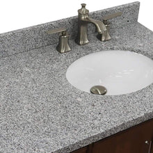 Load image into Gallery viewer, Bellaterra Home Vanity BellaTerra Home 37&quot; Single vanity in Walnut finish with Gray granite and oval sink- Right door/Right sink 400901-37R-WA-GYOR