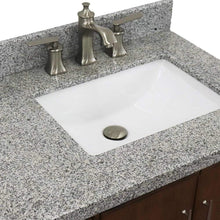 Load image into Gallery viewer, Bellaterra Home Vanity BellaTerra Home 37&quot; Single vanity in Walnut finish with Gray granite and rectangle sink- Right door/Right sink 400901-37R-WA-GYRR