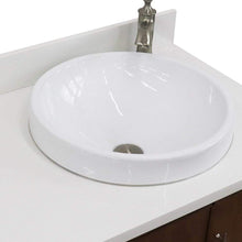 Load image into Gallery viewer, Bellaterra Home Vanity BellaTerra Home 37&quot; Single vanity in Walnut finish with White quartz and round sink- Right door/Right sink 400901-37R-WA-WERDR