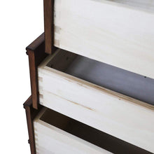 Load image into Gallery viewer, Bellaterra Home Vanity BellaTerra Home 37&quot; Single vanity in Walnut finish with White quartz and round sink- Right door/Right sink 400901-37R-WA-WERDR