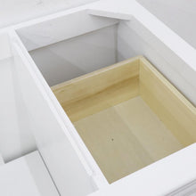 Load image into Gallery viewer, Bellaterra Home Vanity BellaTerra Home 37&quot; Single vanity in White finish with White quartz and oval sink- Left door/Left sink 400800-37L-WH-WEOL