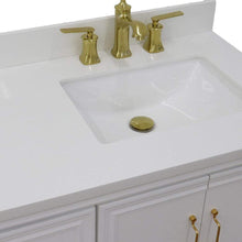 Load image into Gallery viewer, Bellaterra Home Vanity BellaTerra Home 37&quot; Single vanity in White finish with White quartz and rectangle sink- Right door/Right sink 400800-37R-WH-WERR