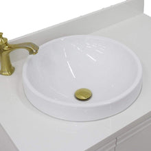 Load image into Gallery viewer, Bellaterra Home Vanity BellaTerra Home 37&quot; Single vanity in White finish with White quartz and round sink- Left door/Left sink 400800-37L-WH-WERDL