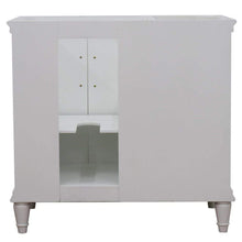Load image into Gallery viewer, Bellaterra Home Vanity BellaTerra Home 37&quot; Single vanity in White finish with White quartz and round sink- Right door/Right sink 400800-37R-WH-WERDR