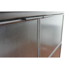 Load image into Gallery viewer, Bellaterra Home Vanity BellaTerra Home 37&quot; Single wall mount vanity in Cappuccino finish with Black Galaxy top and Rectangle Sink 400503-CAB-CP-BGR