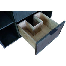 Load image into Gallery viewer, Bellaterra Home Vanity BellaTerra Home 37&quot; Single wall mount vanity in Linen Gray finish with Black Galaxy top and Rectangle Sink 400502-CAB-LY-BGR