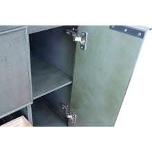 Load image into Gallery viewer, Bellaterra Home Vanity BellaTerra Home 37&quot; Single wall mount vanity in Linen Gray finsih with White Carrara top and Rectangle Sink 400501-CAB-LY-WMR