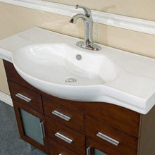 Load image into Gallery viewer, Bellaterra Home Vanity BellaTerra Home 39.8 in Single Sink Vanity-Wood-Walnut-4 Drawers 203139B