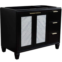 Load image into Gallery viewer, Bellaterra Home Vanity BellaTerra Home 42&quot; Single sink vanity in Black finish - Left door- Cabinet only 400990-42L-BL