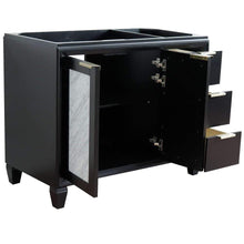 Load image into Gallery viewer, Bellaterra Home Vanity BellaTerra Home 42&quot; Single sink vanity in Black finish - Left door- Cabinet only 400990-42L-BL