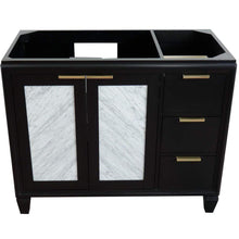 Load image into Gallery viewer, Bellaterra Home Vanity BellaTerra Home 42&quot; Single sink vanity in Black finish - Left door- Cabinet only 400990-42L-BL