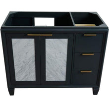 Load image into Gallery viewer, Bellaterra Home Vanity BellaTerra Home 42&quot; Single sink vanity in Dark Gray finish - Left door- Cabinet only 400990-42L-DG
