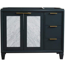 Load image into Gallery viewer, Bellaterra Home Vanity BellaTerra Home 42&quot; Single sink vanity in Dark Gray finish - Left door- Cabinet only 400990-42L-DG