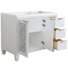 Load image into Gallery viewer, Bellaterra Home Vanity BellaTerra Home 42&quot; Single sink vanity in White finish - Left door- Cabinet only 400990-42L-WH