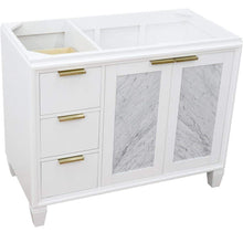 Load image into Gallery viewer, Bellaterra Home Vanity BellaTerra Home 42&quot; Single sink vanity in White finish - Right door- Cabinet only 400990-42R-WH