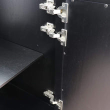Load image into Gallery viewer, Bellaterra Home Vanity BellaTerra Home 43&quot; Single vanity in Black finish with Black galaxy and rectangle sink- Right door/Right sink 400990-43R-BL-BGRR