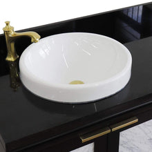 Load image into Gallery viewer, Bellaterra Home Vanity BellaTerra Home 43&quot; Single vanity in Black finish with Black galaxy and round sink- Left door/Left sink 400990-43L-BL-BGRDL