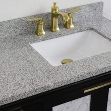 Load image into Gallery viewer, Bellaterra Home Vanity BellaTerra Home 43&quot; Single vanity in Black finish with Gray granite and rectangle sink- Right door/Right sink 400990-43R-BL-GYRR