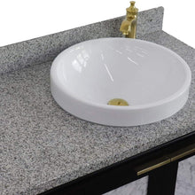 Load image into Gallery viewer, Bellaterra Home Vanity BellaTerra Home 43&quot; Single vanity in Black finish with Gray granite and round sink- Right door/Right sink 400990-43R-BL-GYRDR