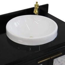 Load image into Gallery viewer, Bellaterra Home Vanity BellaTerra Home 43&quot; Single vanity in Dark Gray finish with Black galaxy and round sink- Right door/Right sink 400990-43R-DG-BGRDR