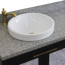 Load image into Gallery viewer, Bellaterra Home Vanity BellaTerra Home 43&quot; Single vanity in Dark Gray finish with Gray granite and round sink- Left door/Left sink 400990-43L-DG-GYRDL