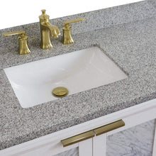 Load image into Gallery viewer, Bellaterra Home Vanity BellaTerra Home 43&quot; Single vanity in White finish with Gray granite and rectangle sink- Left door/Left sink 400990-43L-WH-GYRL