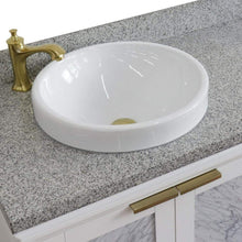 Load image into Gallery viewer, Bellaterra Home Vanity BellaTerra Home 43&quot; Single vanity in White finish with Gray granite and round sink- Left door/Left sink 400990-43L-WH-GYRDL