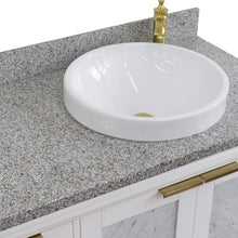 Load image into Gallery viewer, Bellaterra Home Vanity BellaTerra Home 43&quot; Single vanity in White finish with Gray granite and round sink- Right door/Right sink 400990-43R-WH-GYRDR