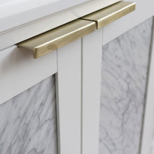 Load image into Gallery viewer, Bellaterra Home Vanity BellaTerra Home 43&quot; Single vanity in White finish with White Carrara and round sink- Right door/Right sink 400990-43R-WH-WMRDR