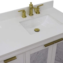 Load image into Gallery viewer, Bellaterra Home Vanity BellaTerra Home 43&quot; Single vanity in White finish with White quartz and rectangle sink- Right door/Right sink 400990-43R-WH-WERR