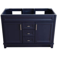 Load image into Gallery viewer, Bellaterra Home Vanity BellaTerra Home 48&quot; Double sink vanity in Blue finish - cabinet only 400700-48D-BU