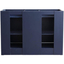 Load image into Gallery viewer, Bellaterra Home Vanity BellaTerra Home 48&quot; Double sink vanity in Blue finish with Gray granite and rectangle sink 400700-49D-BU-GYR