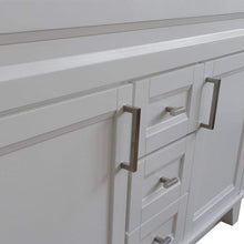 Load image into Gallery viewer, Bellaterra Home Vanity BellaTerra Home 48&quot; Double sink vanity in White finish with Black galaxy granite and round sink 400700-49D-WH-BGRD