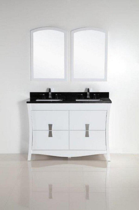 Bellaterra Home Vanity BellaTerra Home 48 in. Double sink vanity with Black Galaxy Top 500701-48D-BG