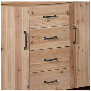 Bellaterra Home Vanity BellaTerra Home 48 in Single Sink Vanity-Solid Fir-Natural 6001C-48-NL-JW