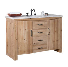 Load image into Gallery viewer, Bellaterra Home Vanity BellaTerra Home 48 in Single Sink Vanity-Solid Fir-Natural 6001C-48-NL-JW