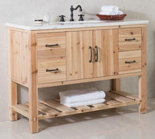 Load image into Gallery viewer, Bellaterra Home Vanity BellaTerra Home 48 in Single sink vanity-solid fir-natural 6003-48-NL-JW