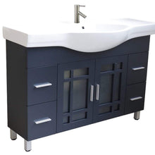 Load image into Gallery viewer, Bellaterra Home Vanity BellaTerra Home 48 in Single Sink Vanity-Wood-Dark Gray
