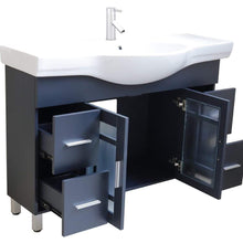 Load image into Gallery viewer, Bellaterra Home Vanity BellaTerra Home 48 in Single Sink Vanity-Wood-Dark Gray