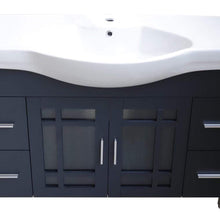 Load image into Gallery viewer, Bellaterra Home Vanity BellaTerra Home 48 in Single Sink Vanity-Wood-Dark Gray