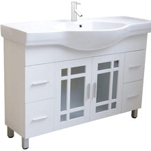 Load image into Gallery viewer, Bellaterra Home Vanity BellaTerra Home 48 in Single Sink Vanity-Wood-White 203138-WH